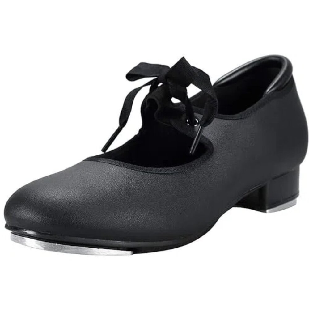 Unisex PU Leather/Patent Ribbon Tie Tap Shoe Dance Shoes for Women and Men